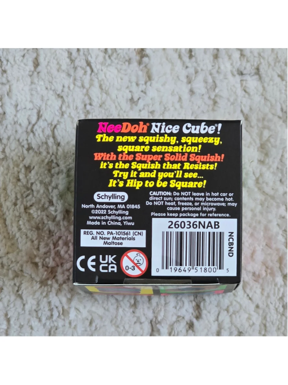 Authentic Schylling NeeDoh Nice Cube Toy One Size Blue
